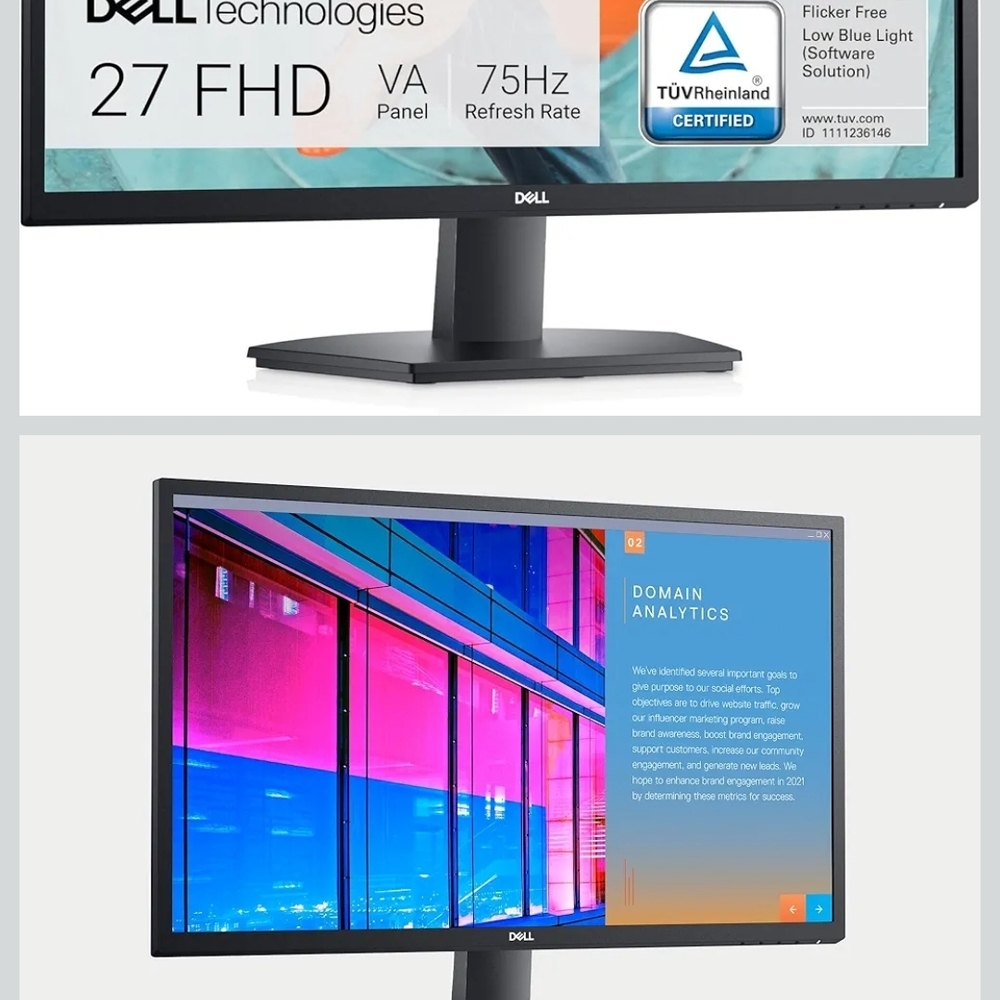 Dell 27-Inch VA Panel Monitor - Black